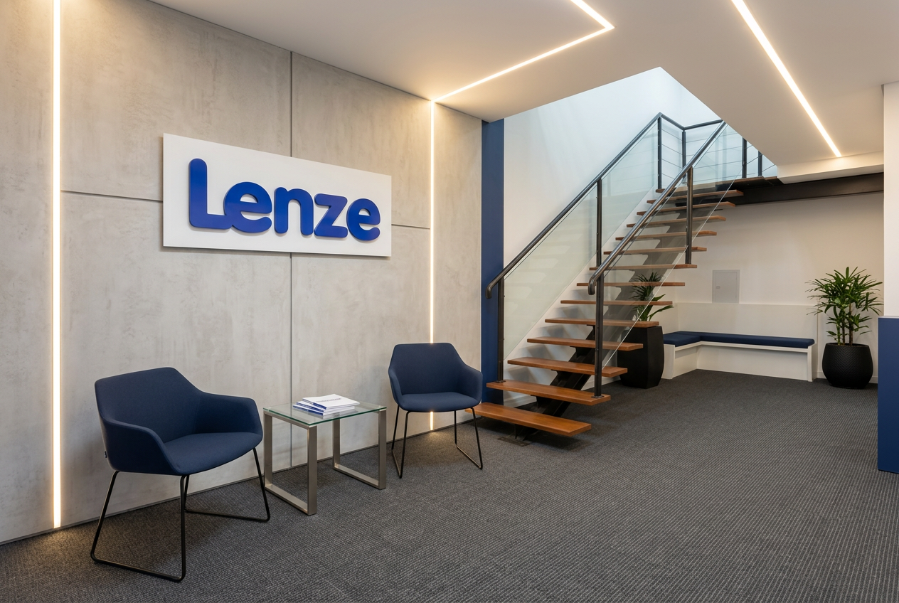 Recepção do centro de serviço Lenze em Valinhos
